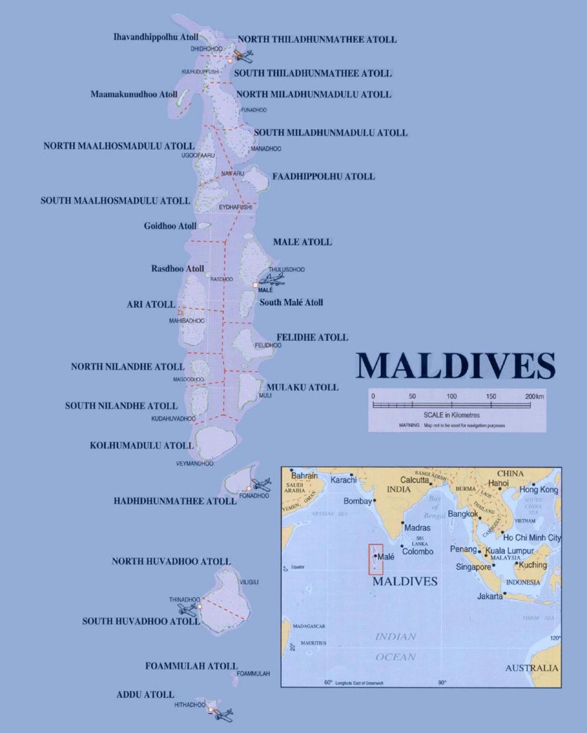 지도의 정치 몰디브