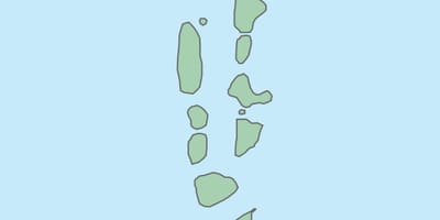 지도 몰디브 벡터 지도