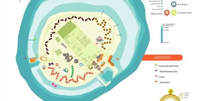 지도의 반도스 아일랜드 리조트