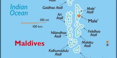 Baa atoll maldives 지도